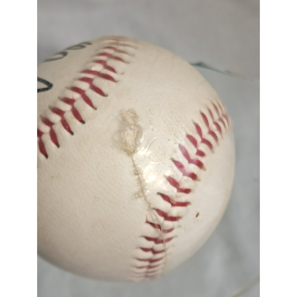 Vintage Nolan Ryan Texas Rangers Official Program and 300 Win Replica Ball Set - Picture 16 of 16